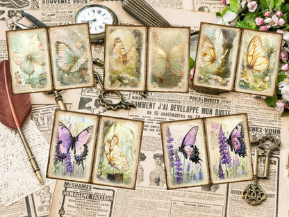 Butterflies Journal Pages (P7) Butterfly Collage - Wonders Artist