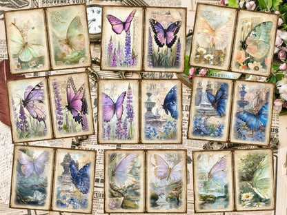 Butterflies Journal Pages (P7) Butterfly Collage - Wonders Artist