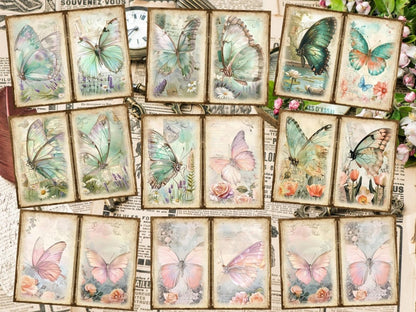 Butterflies Journal Pages (P8) Butterfly Collage - Wonders Artist