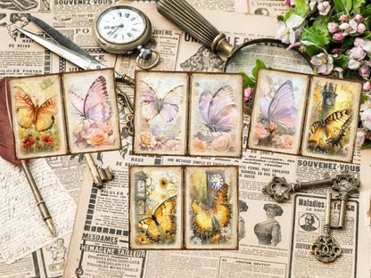 Butterflies Journal Pages (P8) Butterfly Collage - Wonders Artist