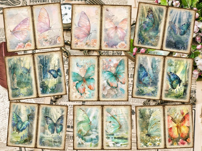 Butterflies Journal Pages (P8) Butterfly Collage - Wonders Artist