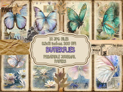 Butterflies (P2) Butterfly Collage - Wonders Artist