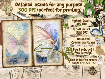 Butterflies (P2) Butterfly Collage - Wonders Artist