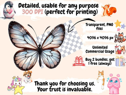 Butterflies (P2) Clipart Butterflies - Wonders Artist