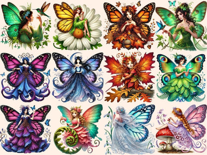 Butterfly Fairies Clipart butterfly fairies - Wonders Artist
