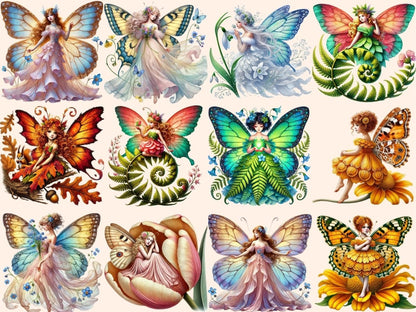 Butterfly Fairies Clipart butterfly fairies - Wonders Artist
