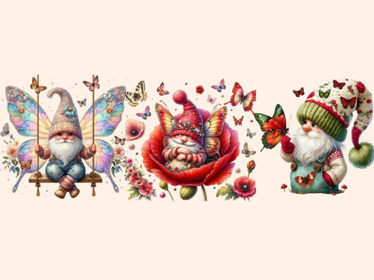 Butterfly Gnomes Clipart butterflies gnome - Wonders Artist
