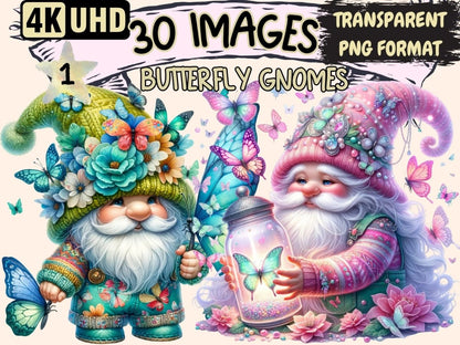 Butterfly Gnomes Clipart butterflies gnome - Wonders Artist