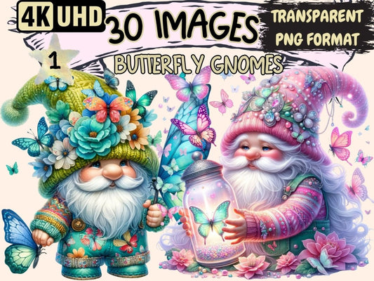 Butterfly Gnomes Clipart butterflies gnome - Wonders Artist