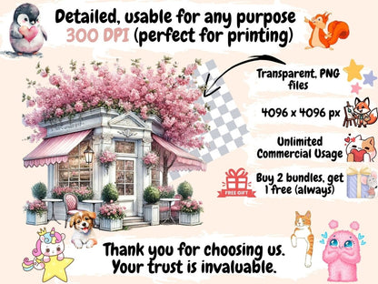 Cafes Clipart bistro illustrations - Wonders Artist