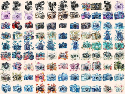 Cameras Watercolor Clipart camera clipart - Wonders Artist