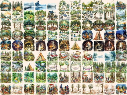 Camping Watercolor Clipart camping clipart - Wonders Artist