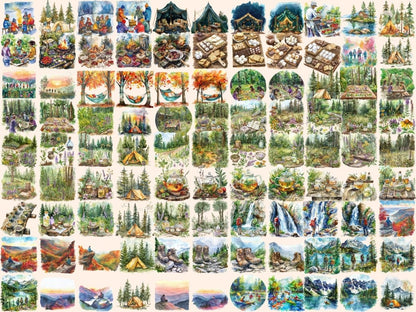 Camping Watercolor Clipart camping clipart - Wonders Artist