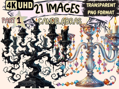 Candelabras Clipart Antique Candle Stand - Wonders Artist