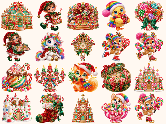 Candy Christmas Clipart