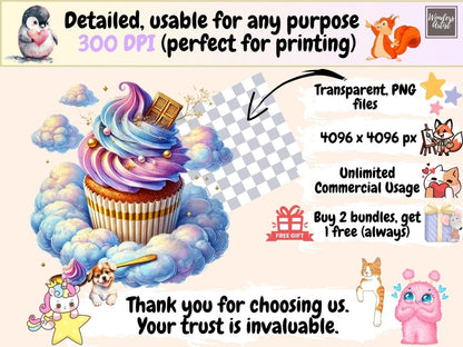 Candy Cloud Skies (P1) Clipart candy cloud png - Wonders Artist