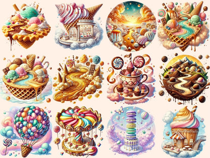 Candy Cloud Skies (P2) Clipart candy cloud png - Wonders Artist