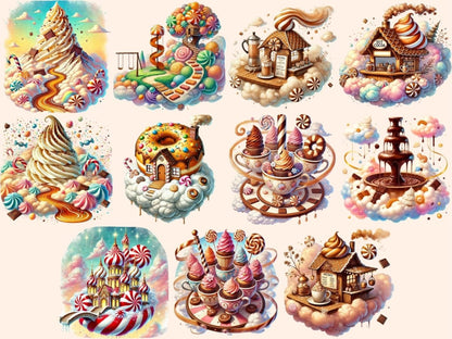 Candy Cloud Skies (P3) Clipart candy cloud png - Wonders Artist