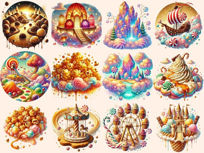 Candy Cloud Skies (P4) Clipart candy cloud png - Wonders Artist