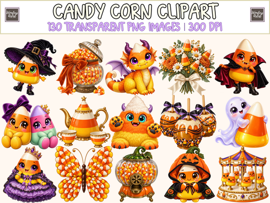 Candy Corn Clipart — bundle preview