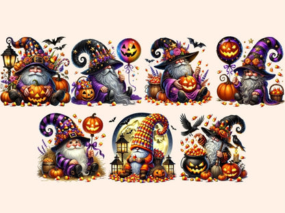 Candy Corn Gnomes Clipart Autumn Gnome PNG - Wonders Artist