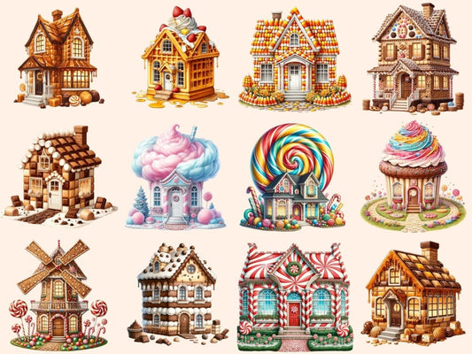 คลิปอาร์ตบ้านขนม (P2)