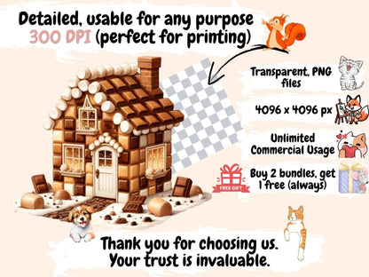 Candy Houses (P2) Clipart Candy clip art - Wonders Artist