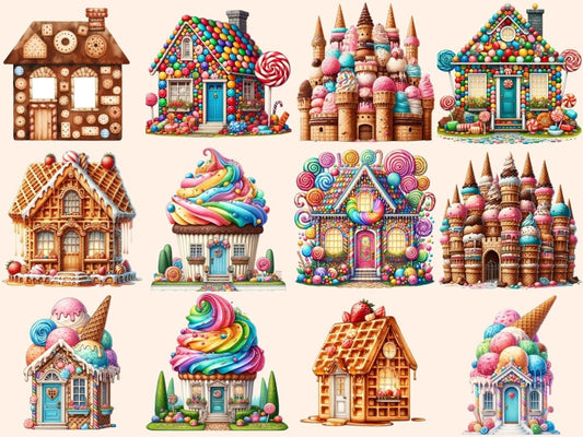 คลิปอาร์ตบ้านขนม (P3)