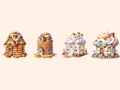 Candy Houses (P4) Clipart Candy clip art - Wonders Artist