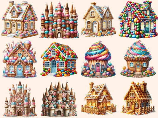 คลิปอาร์ตบ้านขนม (P5)