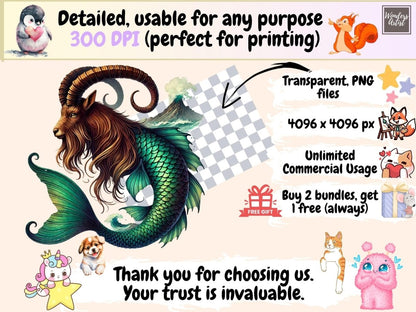 Capricorn Sign Clipart astrology png - Wonders Artist