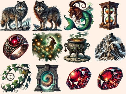 Capricorn Sign Clipart astrology png - Wonders Artist