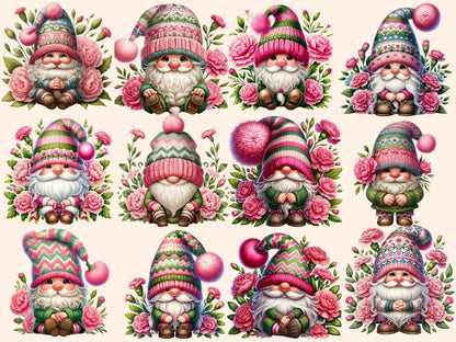 Carnation Gnomes Clipart Carnation clip art - Wonders Artist