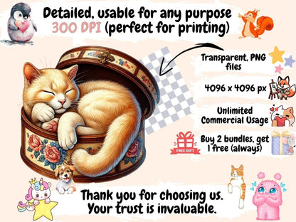 Cat Activities (P2) Clipart Active Cat Graphics - Wonders Artist
