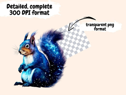 Celestial Animals Watercolor Clipart astral clipart - Wonders Artist