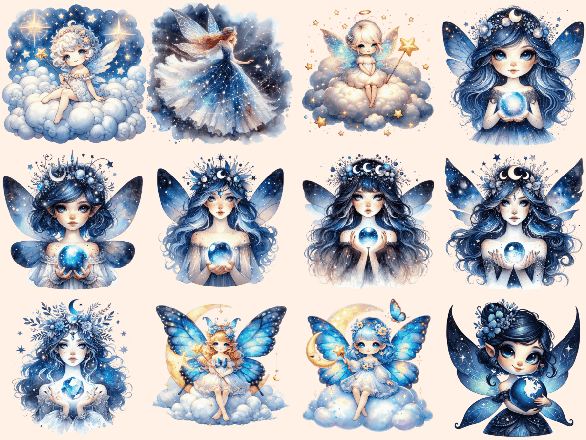 Celestial Fairies Clipart astral fairy clipart autopost celestial clipart - WondersArtist