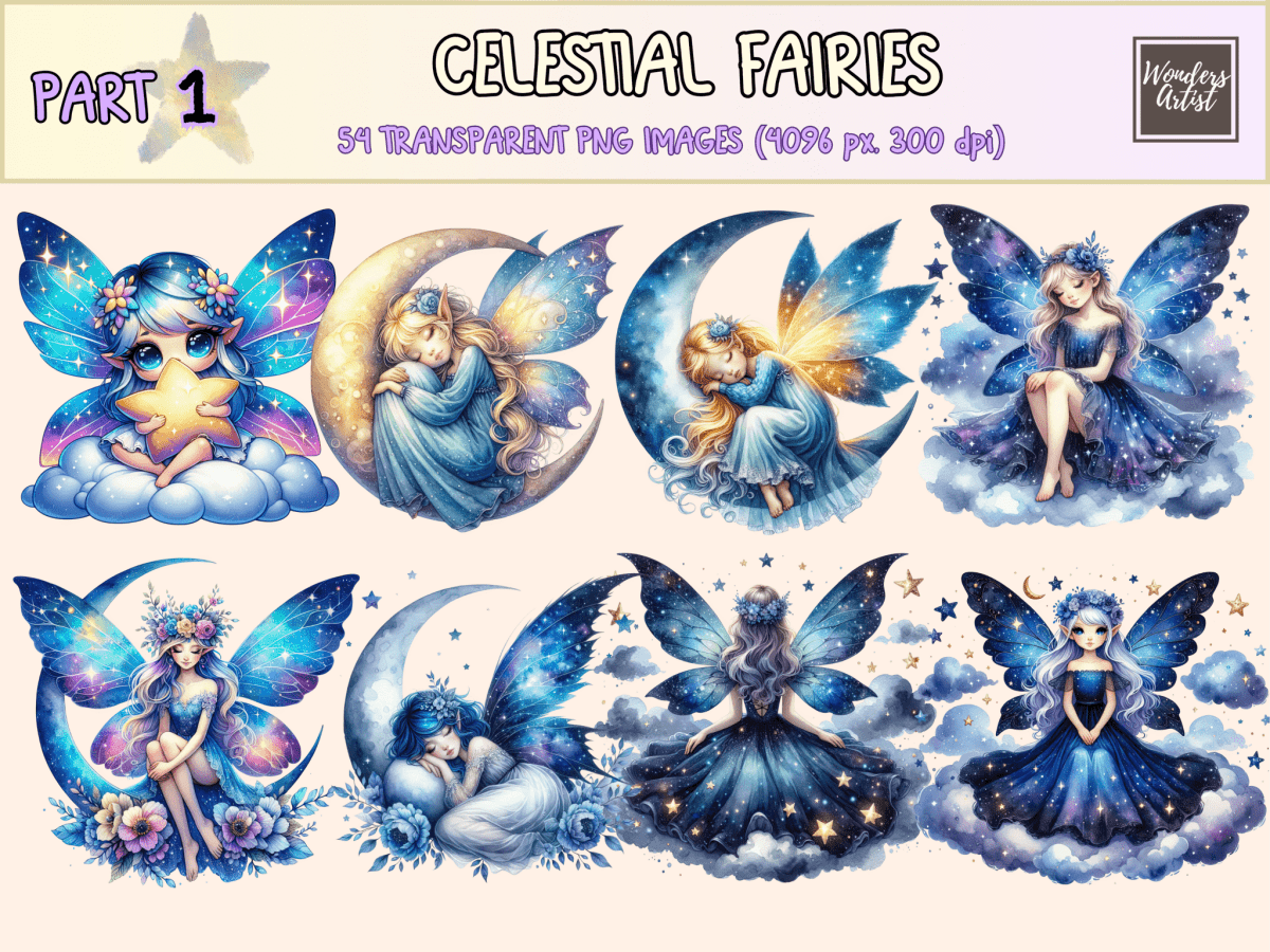 Celestial Fairies Clipart astral fairy clipart autopost celestial clipart - WondersArtist