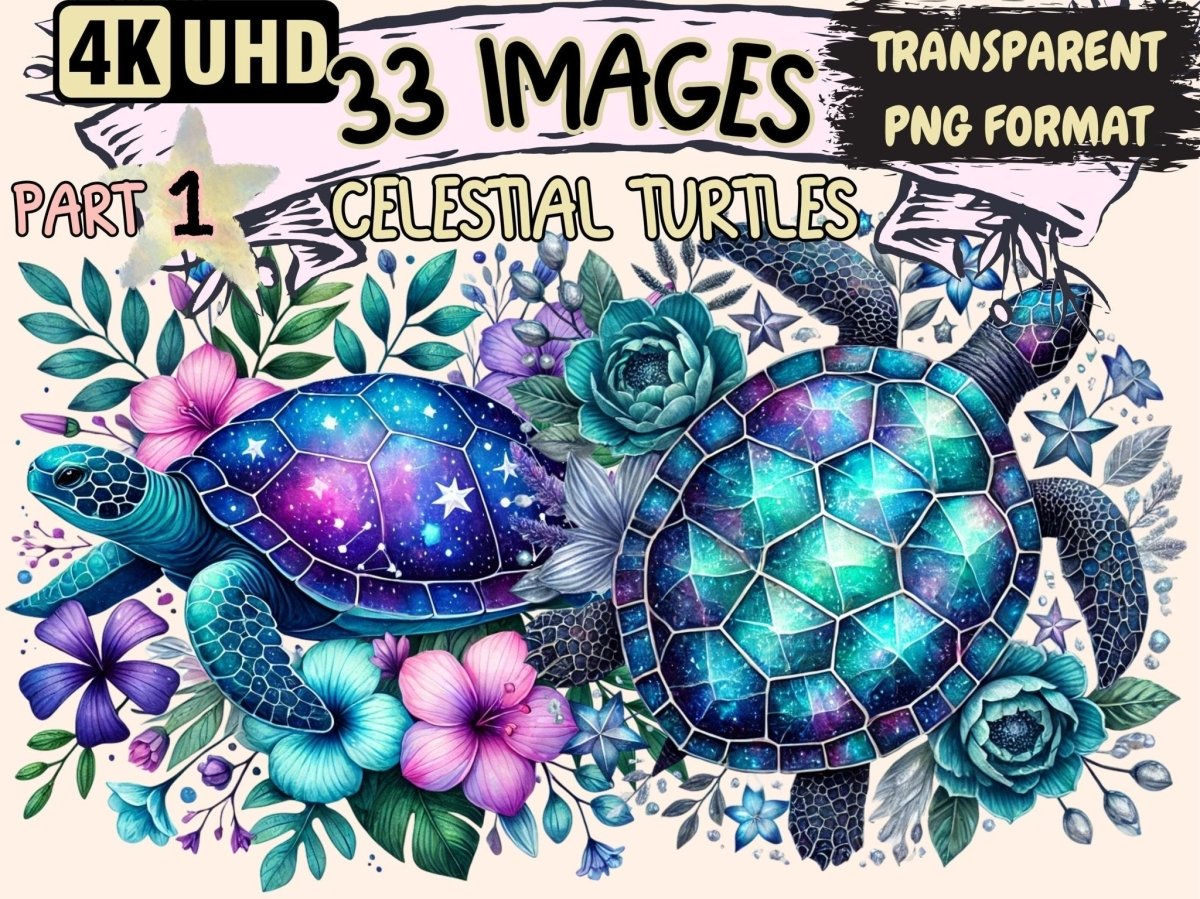 Celestial Turtles Clipart Astro Turtle Art - Wonders Artist