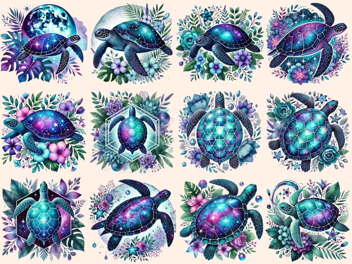 Celestial Turtles Clipart Astro Turtle Art - Wonders Artist