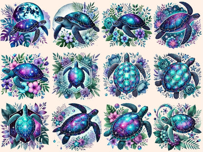 Celestial Turtles Clipart Astro Turtle Art - Wonders Artist
