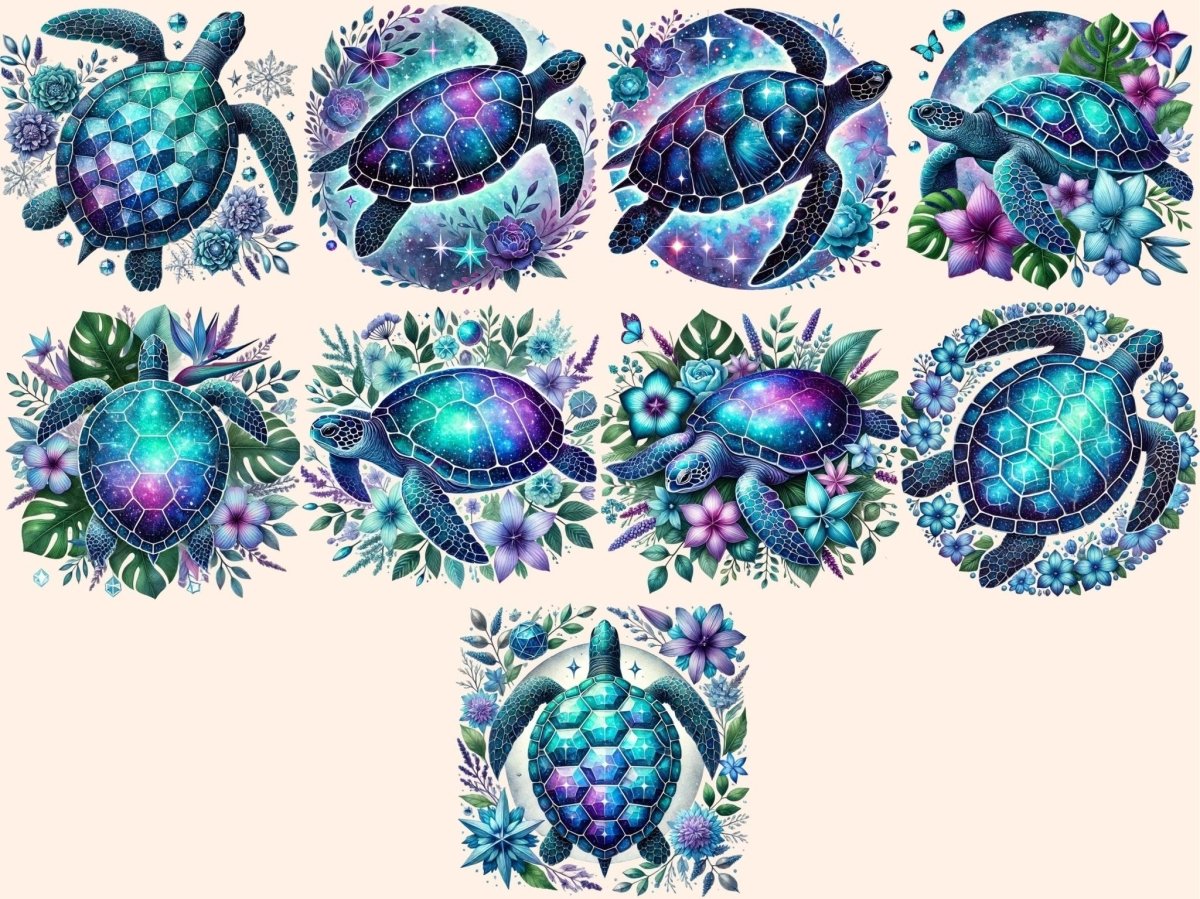 Celestial Turtles Clipart Astro Turtle Art - Wonders Artist
