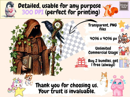 Celtic Druids Clipart ancient druid art - Wonders Artist