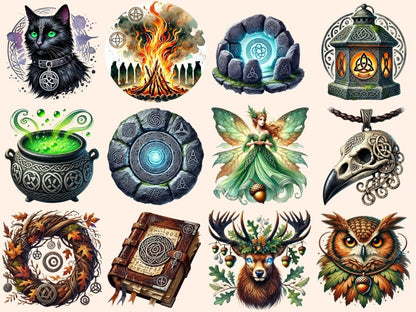 Celtic Halloween (P2) Clipart celtic clipart - Wonders Artist