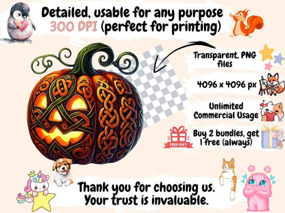 Celtic Halloween (P2) Clipart celtic clipart - Wonders Artist