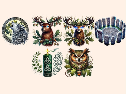 Celtic Halloween (P2) Clipart celtic clipart - Wonders Artist