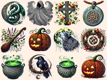 Celtic Halloween (P2) Clipart celtic clipart - Wonders Artist