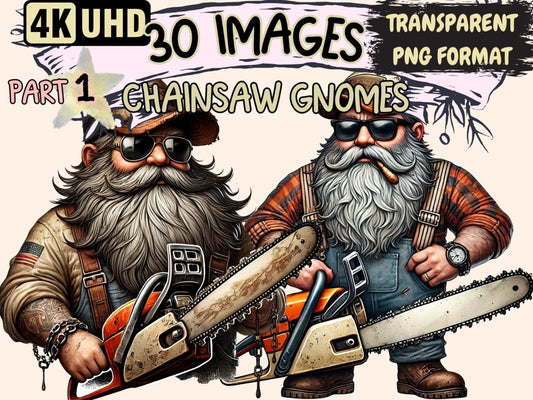 Chainsaw Gnomes Clipart Chainsaw clip art - Wonders Artist