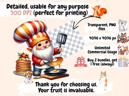 Chef Gnomes Clipart cartoon chefs - Wonders Artist