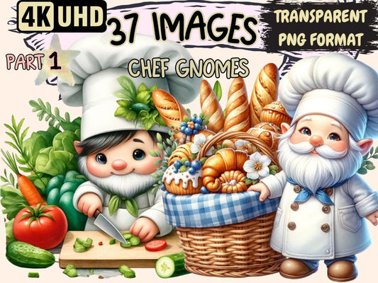 Chef Gnomes Clipart cartoon chefs - Wonders Artist