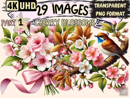 Cherry Blossoms Clipart blossom flowers png - Wonders Artist